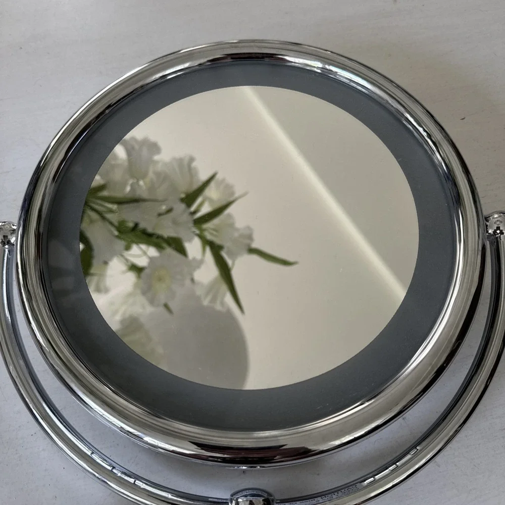 Kimball & Young (5X & Normal) Round Lighted Mirror Wall Mount Chrome (hardwired)